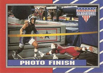 1991 Topps American Gladiators #64 Photo Finish Front